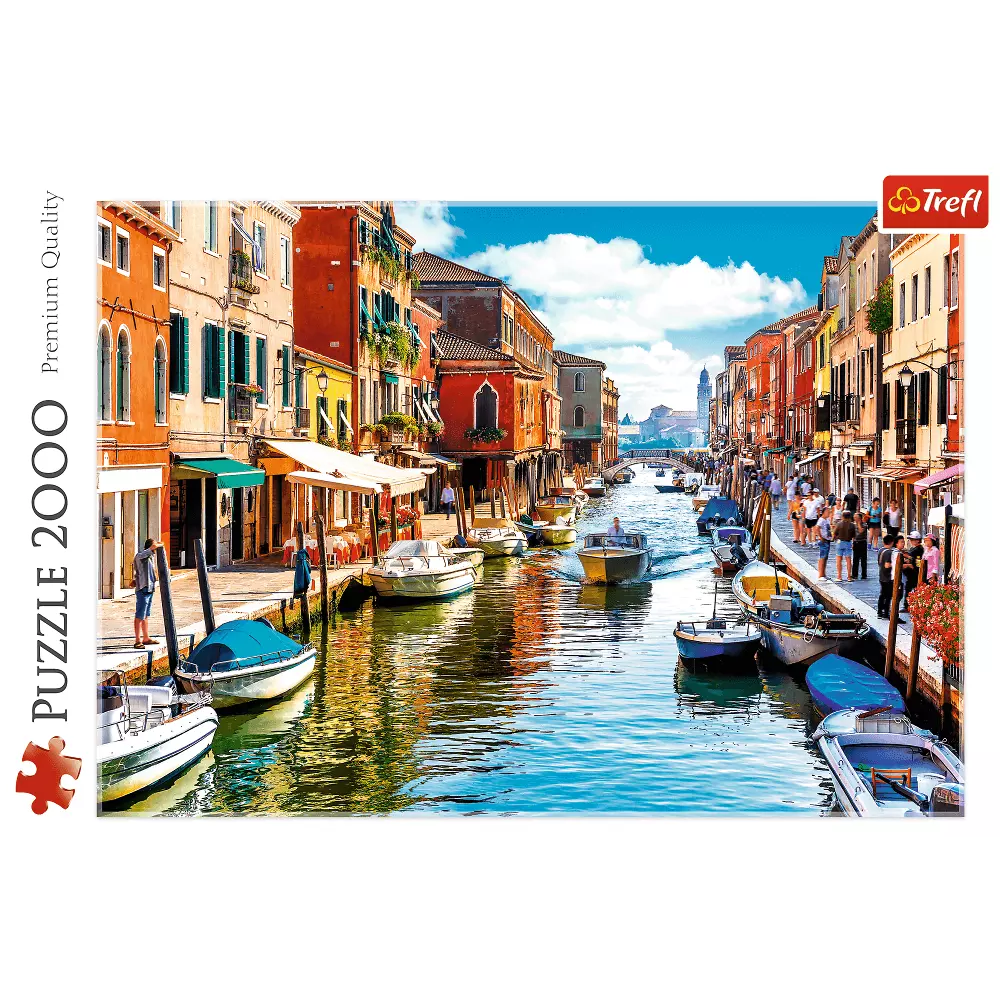 Puzzle 2000 elementów. Wyspa Murano - Puzzle