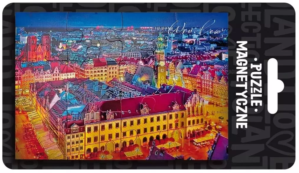 Magnes puzzle Wrocław ILP-MAG-PUZZ-WR-01 - Papiernicze i szkolne