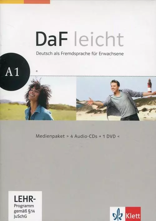 DaF leicht A1. Medienpaket + 4 CD + DVD - Książki