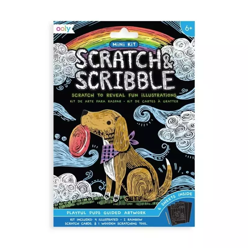 Zdrapywanki Mini Scratch & Scribble Pieski - Papiernicze i szkolne