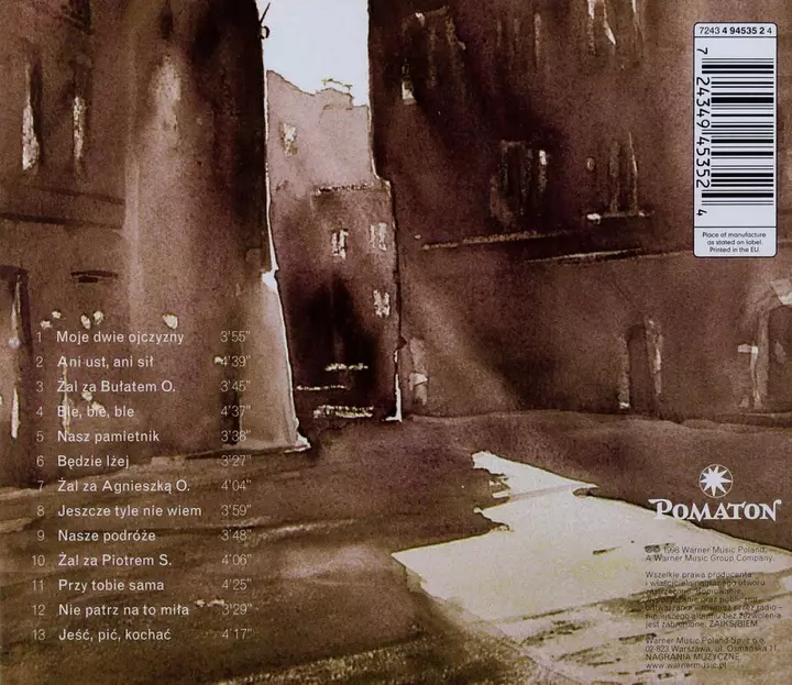 Żal za..., CD - Muzyka