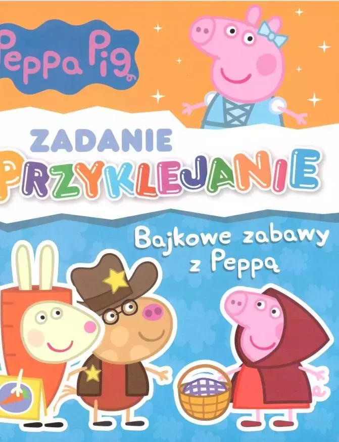 Świnka Peppa. Zadanie przyklejanie. Bajkowe zabawy - Książki
