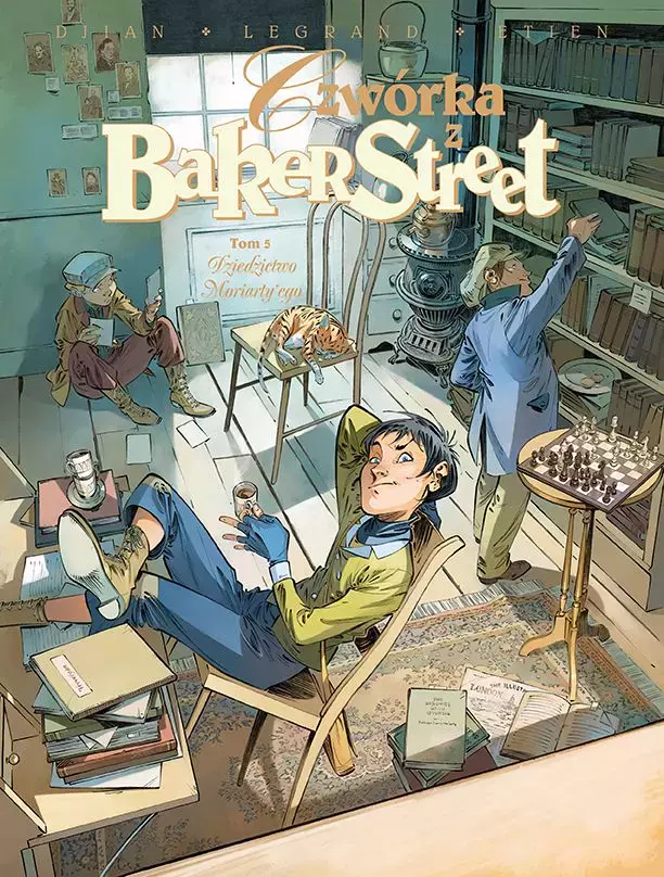 Czwórka z Baker Street. Tom 5. Dziedzictwo Moriarty'ego - Książki