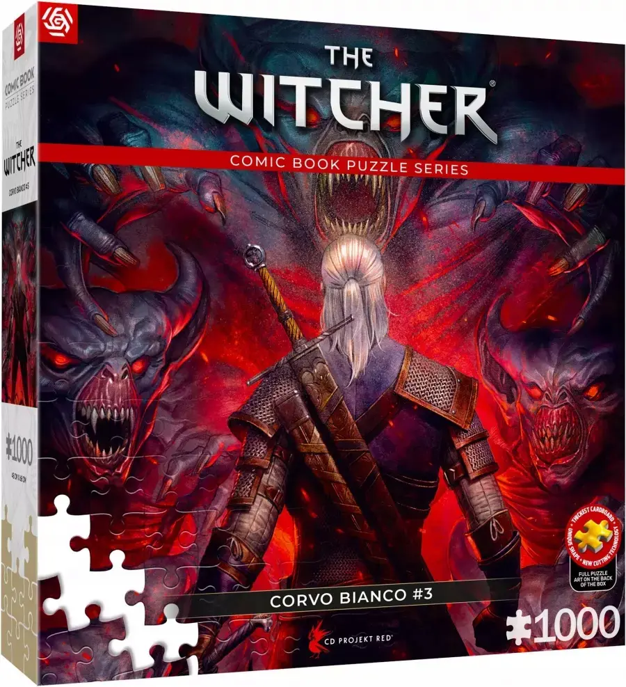GOOD LOOT COMIC BOOK PUZZLE THE WITCHER WIEDŹMIN CORVO BIANCO (1000 EL. - Puzzle