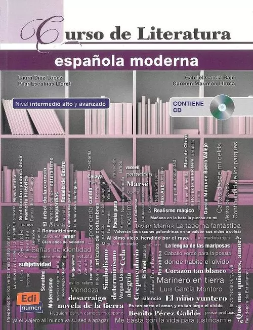 Curso de Literatura espanola moderna + CD - Książki