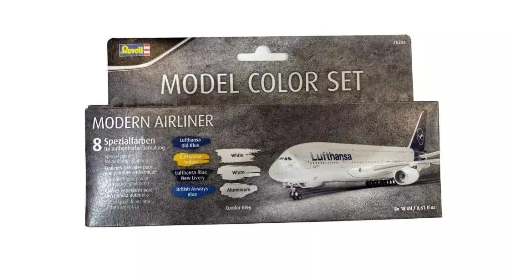 Model Color Set - Modern Airliner - Zabawki