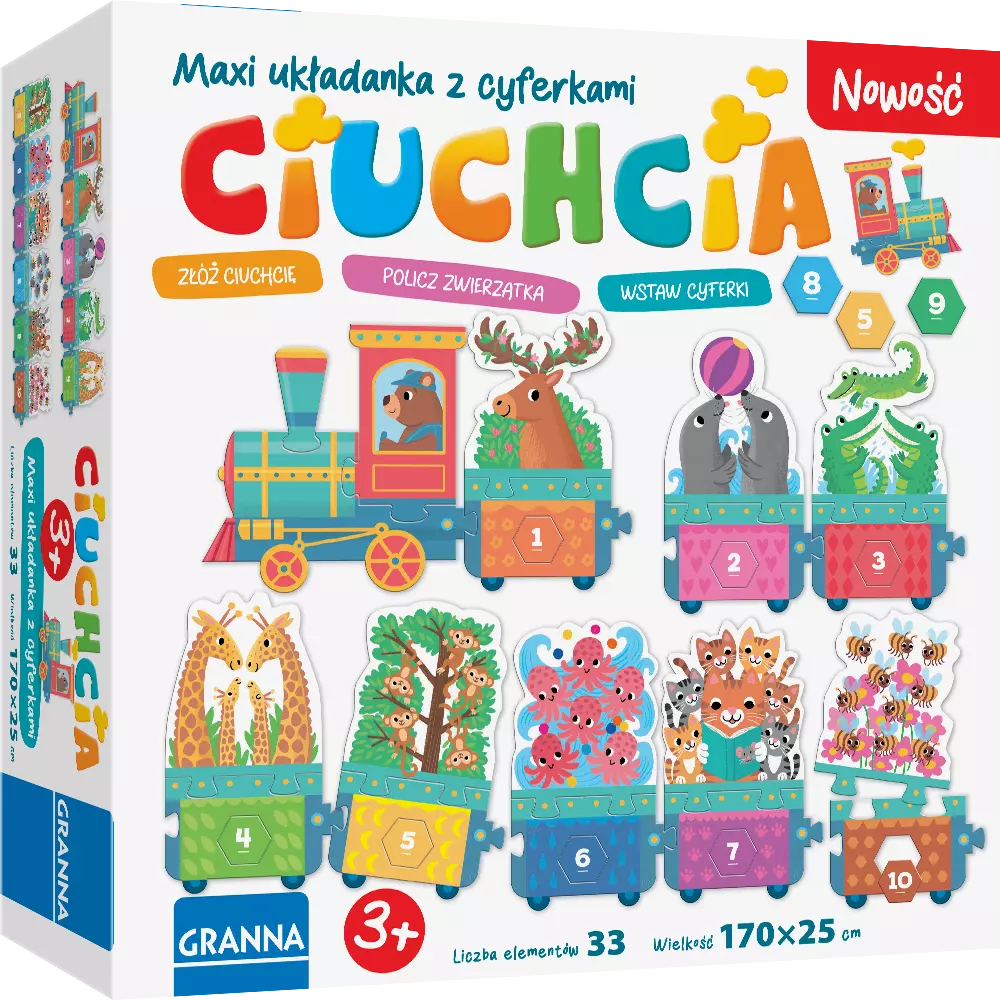 Maxi układanki. Maxi Ciuchcia - Puzzle