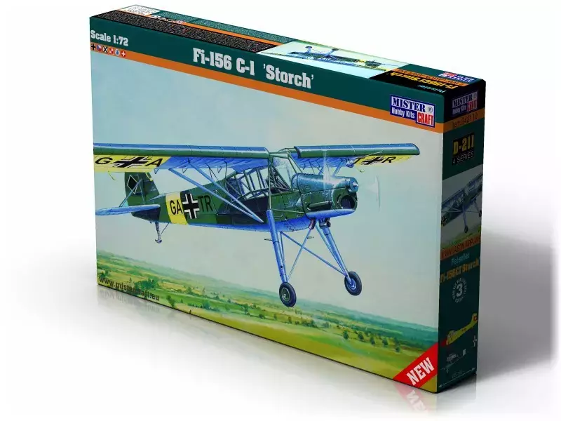 Fi-156 C-1 Storch, D-211, 1:72 - Zabawki