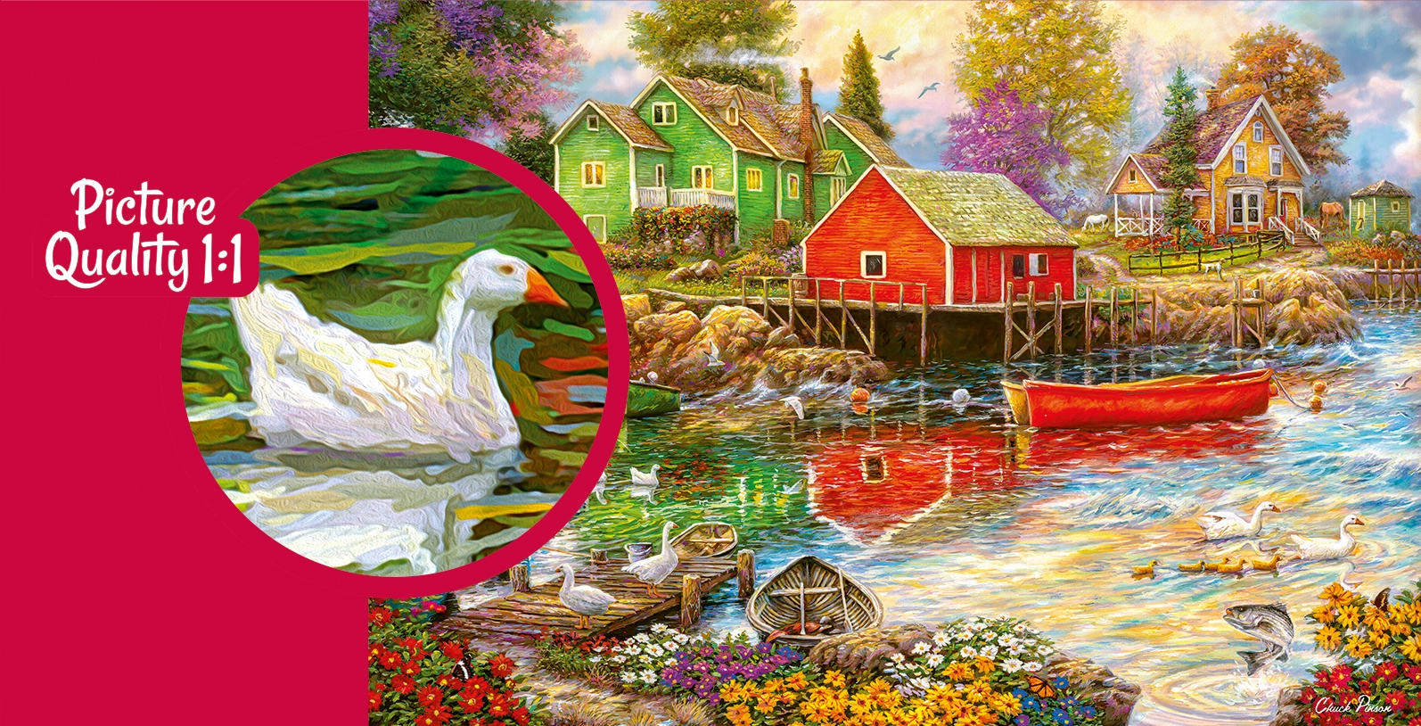 Puzzle 2000 elementów. Cicha zatoczka 50088 - Puzzle