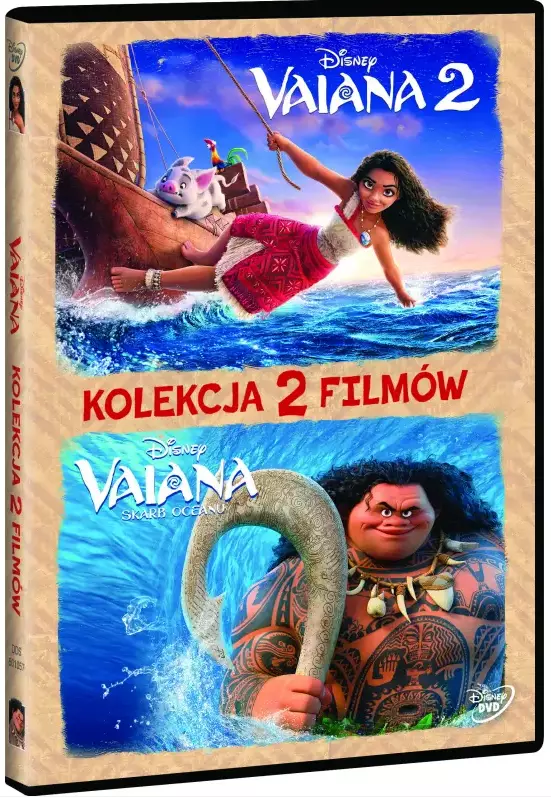 Vaiana. Pakiet 1-2, 2 DVD - Filmy