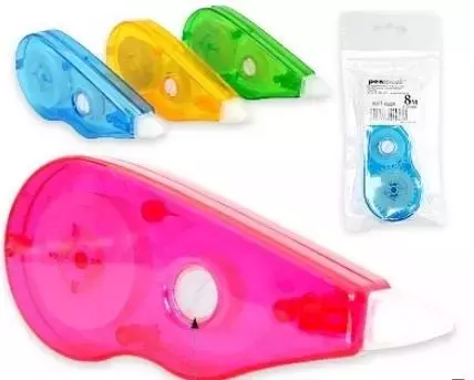 Korektor w taśmie 5mmx8m MIX - Papiernicze i szkolne