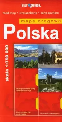 Polska mapa drogowa 1:750 000 - Książki