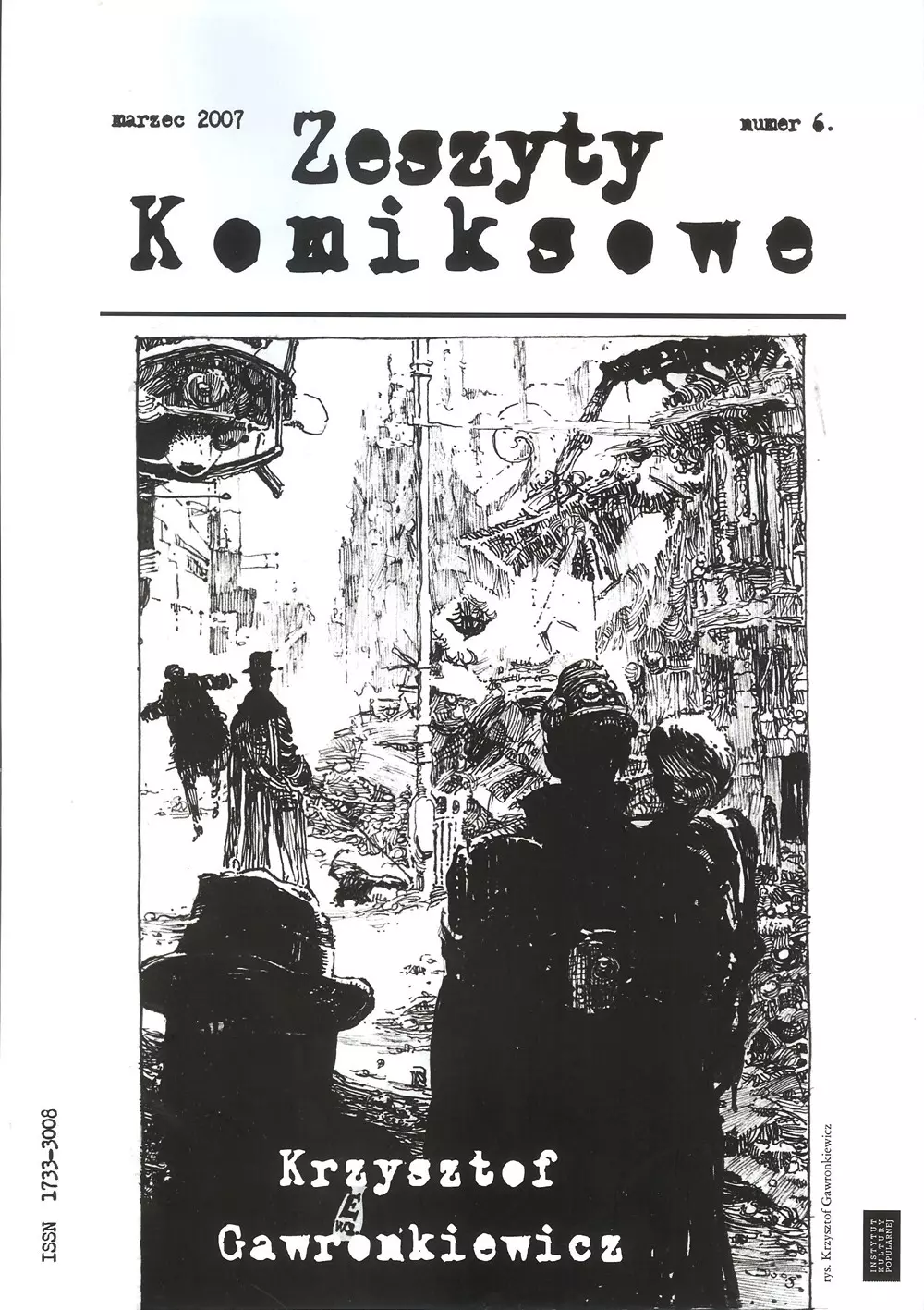 Zeszyty komiksowe 6 Krzysztof Gawronkiewicz (wydanie drugie) - Książki