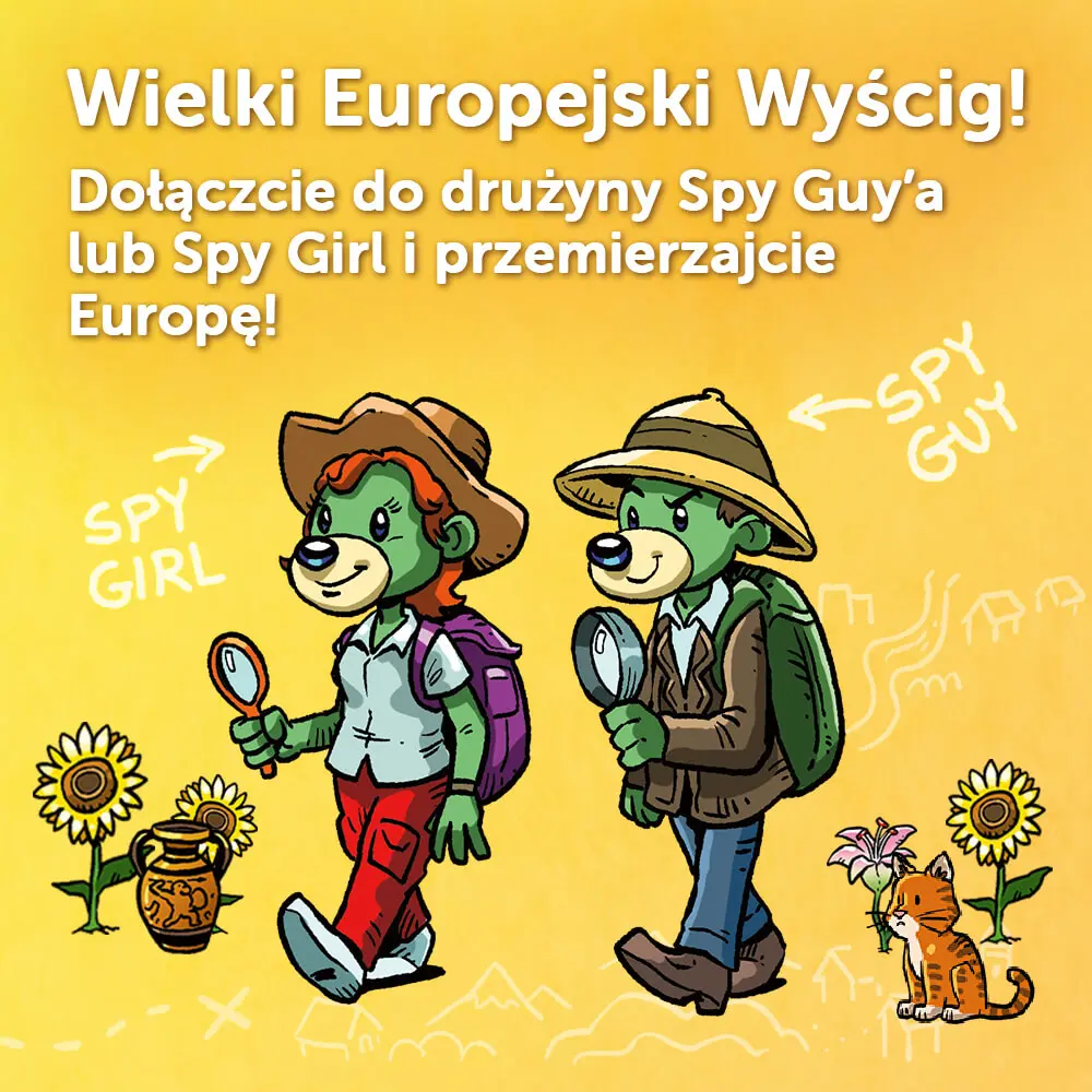 Spy Guy. Rodzina Treflików. Europa - Gry