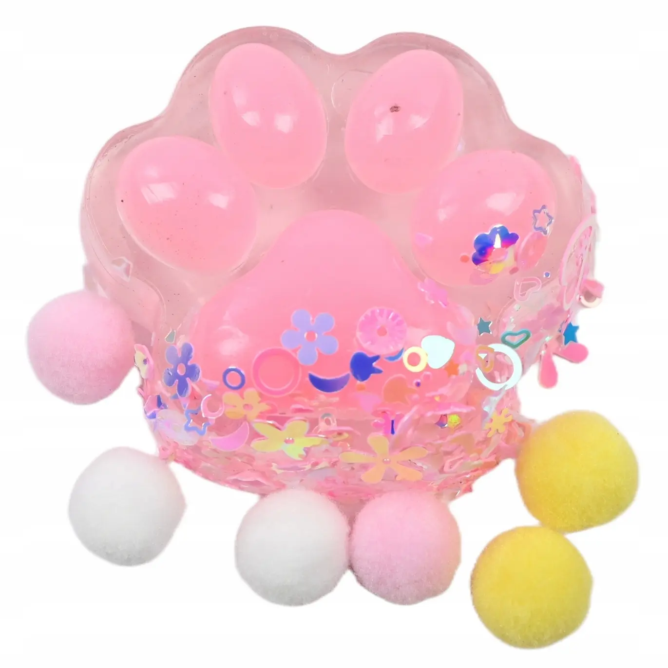 KOCIA ŁAPKA GNIOTEK DO ŚCISKANIA GNIOTKI ANTYSTRESOWE SENSORYCZNE SQUISHY - Zabawki