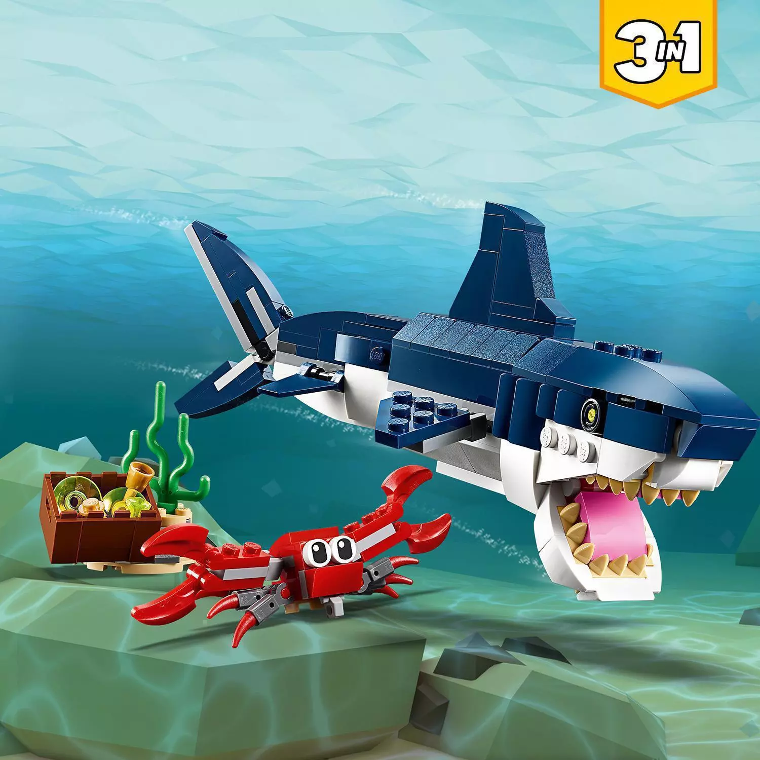 LEGO Creator 3 w 1 Morskie stworzenia 31088 - Zabawki