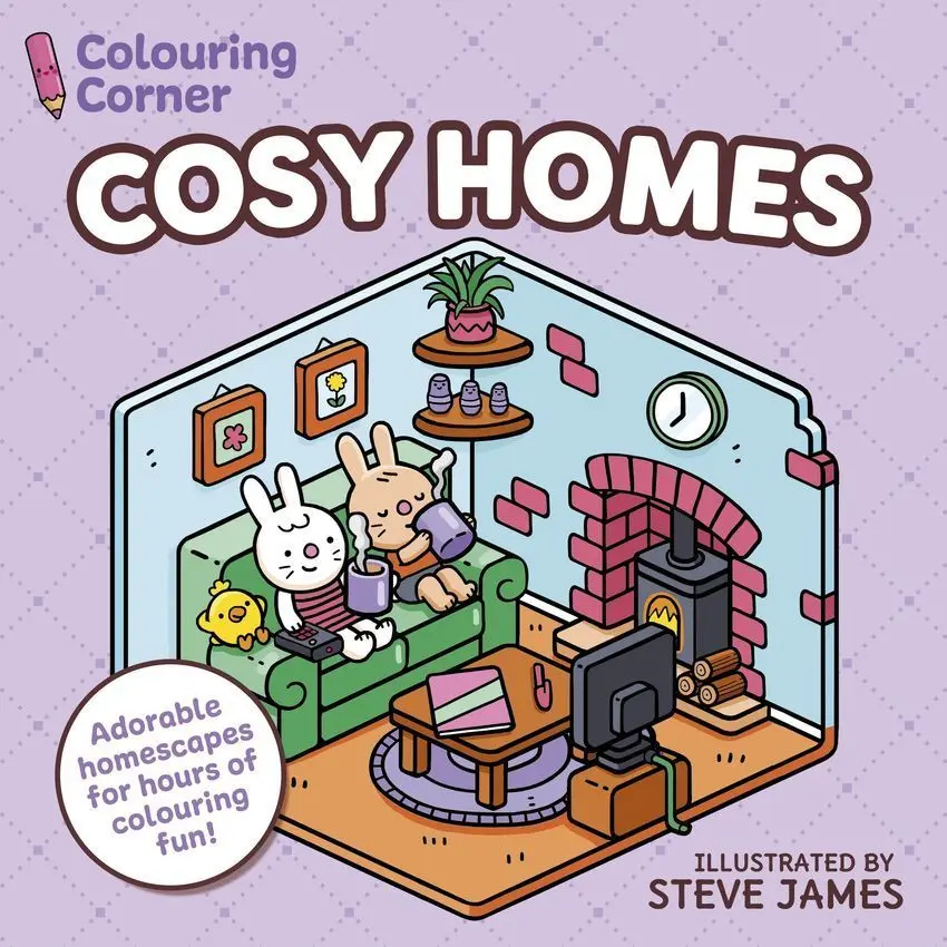 Colouring Corner: Cosy Homes - Książki