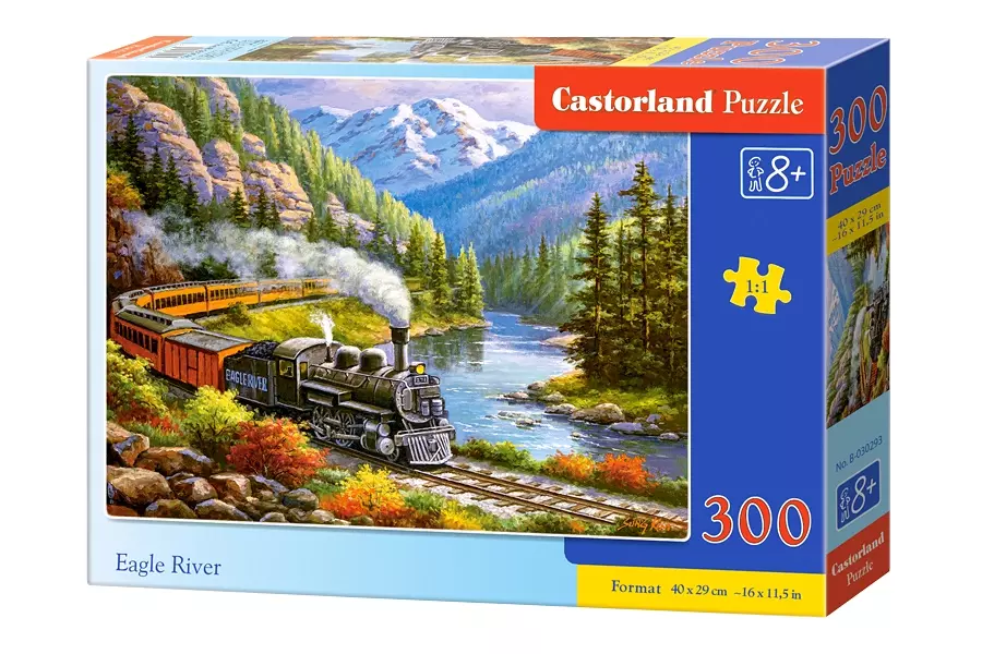 Puzzle 300 elementów. Eagle River - Puzzle
