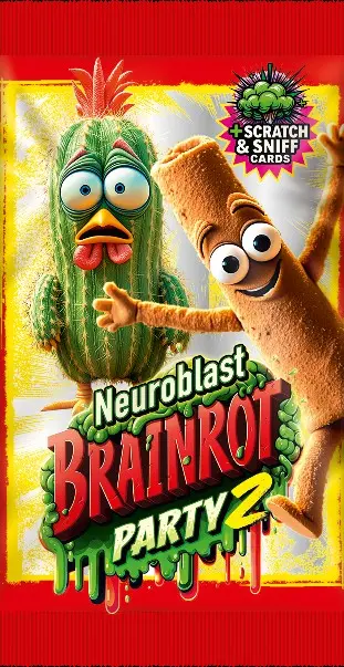 Neuroblast BRAINROT Party 2 saszetka z kartami 1szt.mix - Zabawki