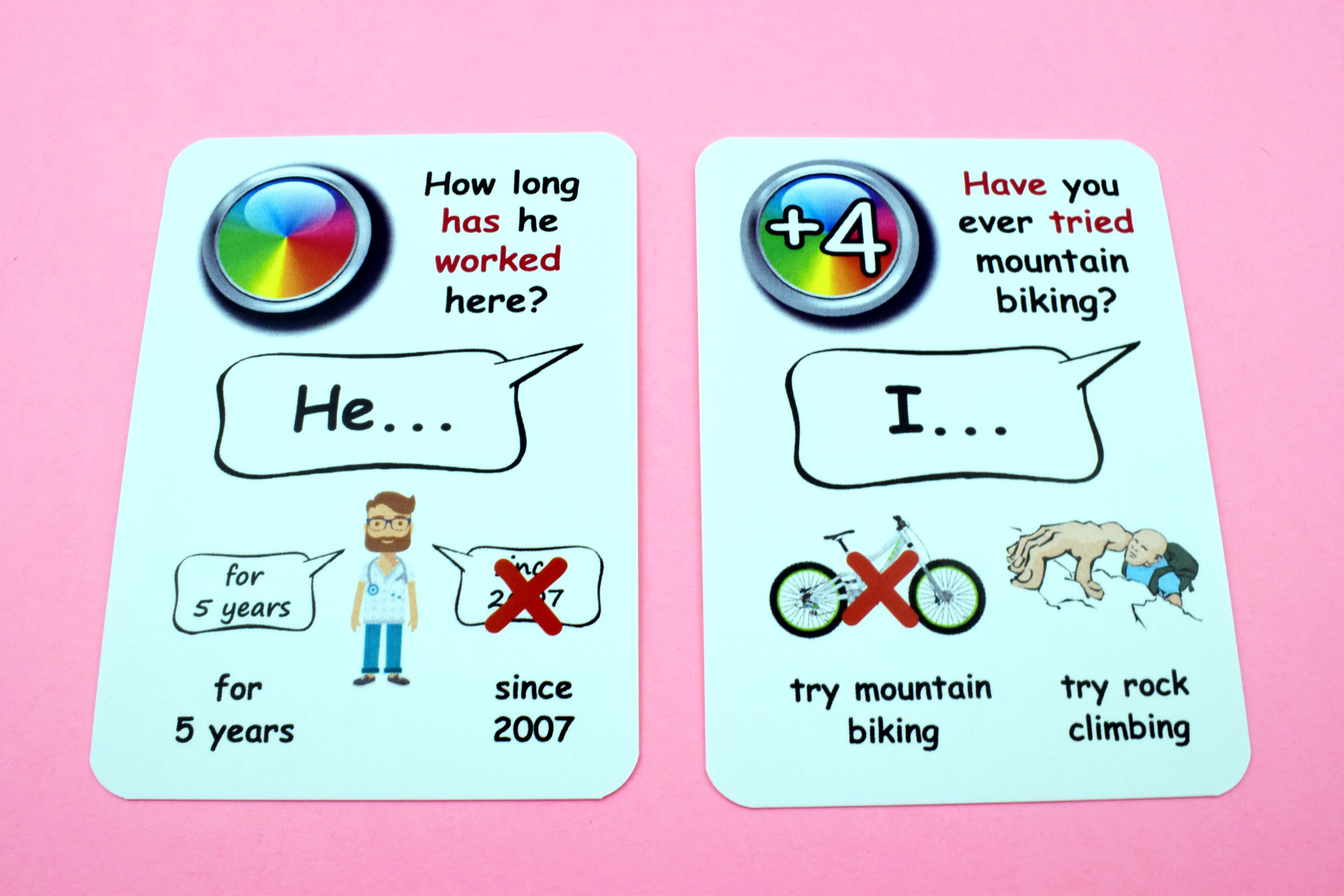 Fun Card English. Present Perfect - Gry