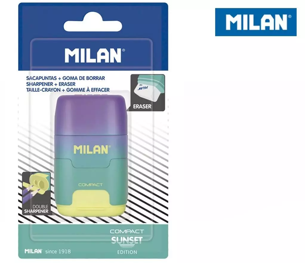 Temperówko-Gumka Compact Sunset MILAN - Papiernicze i szkolne