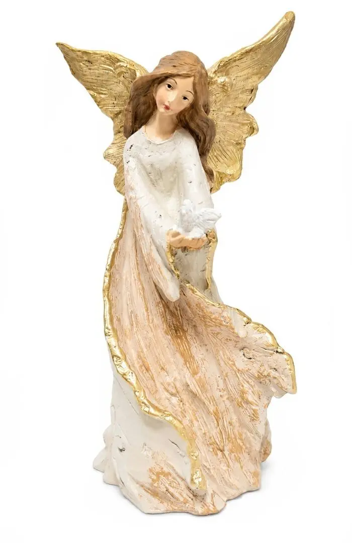 Figura Anioł z gołąbkiem 22cm - Papiernicze i szkolne