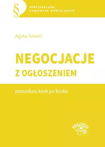 Negocjacje z ogłoszeniem - Książki