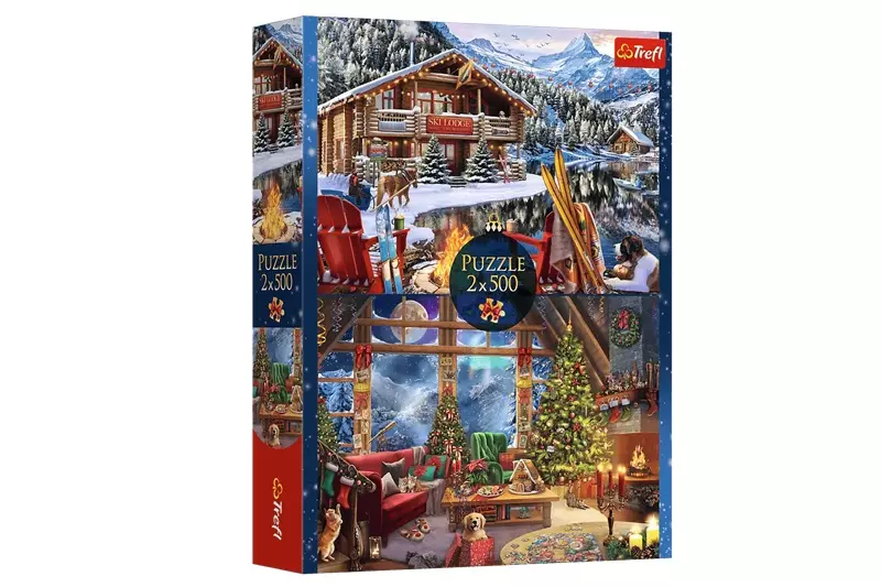 Puzzle 2x500 XMAS TREFL - Puzzle