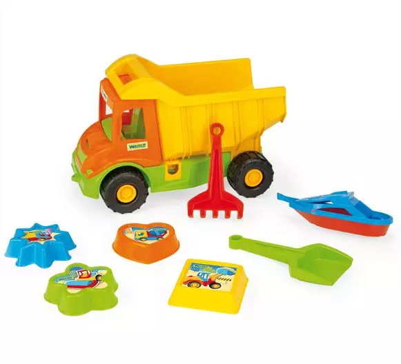 Multi Truck. Wywrotka z zestawem do piasku - Zabawki