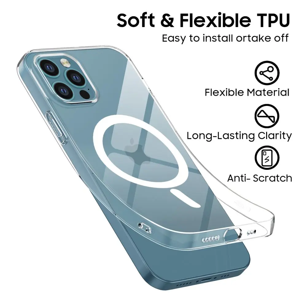 Tech-Protect Flexair MagSafe iPhone 12 / 12 Pro Clear - Elektronika i akcesoria