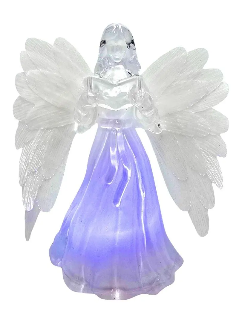 Anioł świecący z książką 13cm - Papiernicze i szkolne