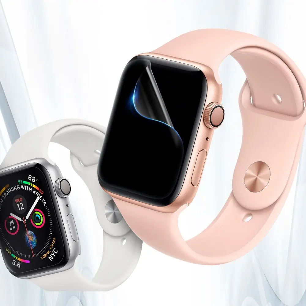 Folia Ochronna Spigen Neo Flex 3-Pack Apple Watch 6 / 7 / 8 / 9 / SE 1 / 2 / 3 (40 / 41 mm) Clear - Elektronika i akcesoria