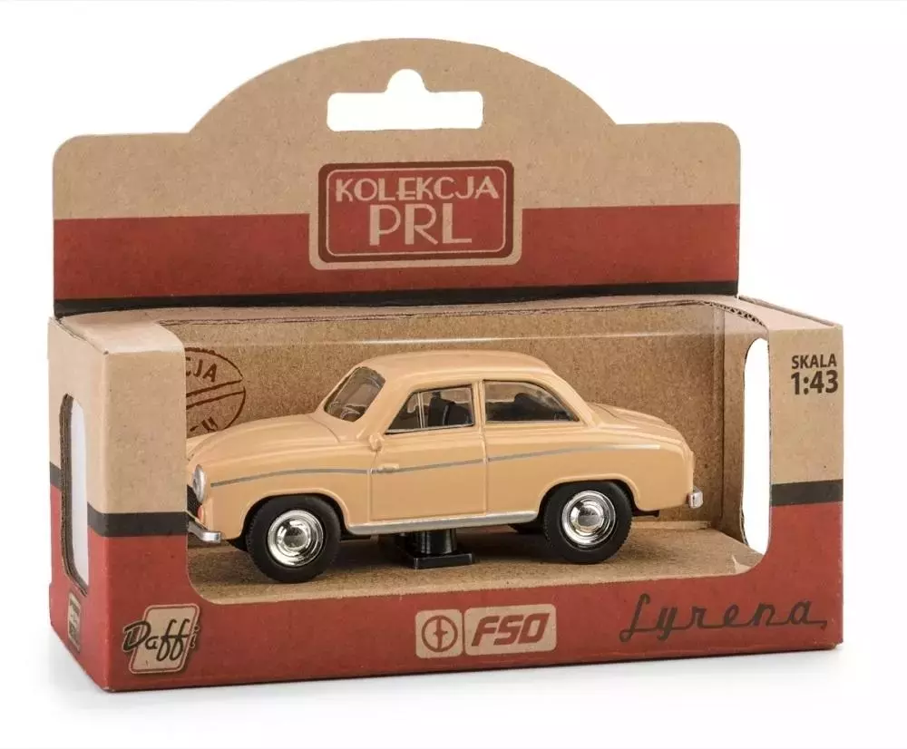 Kolekcja PRL Syrena 104 beżowa - Zabawki