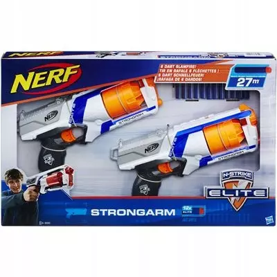 NERF 8995 N-STRIKE ELITE 2 X STRONGARM NABOJE x 12 - Zabawki