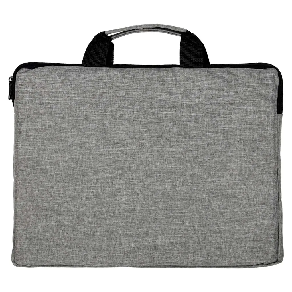 Torba na laptopa 15,6 cali na ramię teczka biznesowa damska męska szara - Papiernicze i szkolne