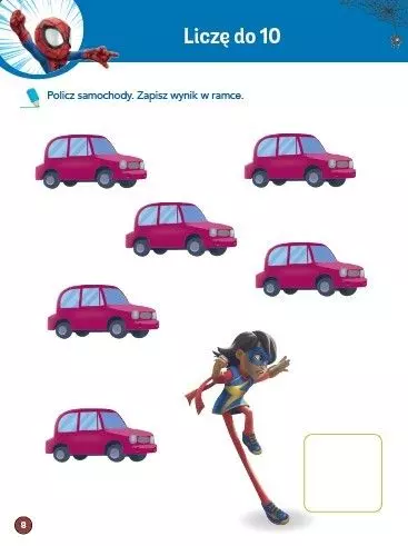 Baw się i ucz! Liczenie. Marvel Spidey i super-kumple - Książki