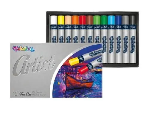 PASTELE OLEJNE 12 KOLORÓW COLORINO ARTIST - 65702PTR - Papiernicze i szkolne