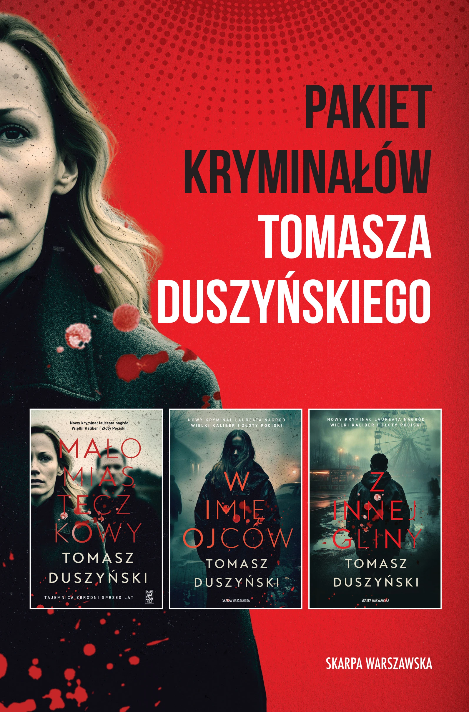 Pakiet kryminałów Tomasza Duszyńskiego - Książki