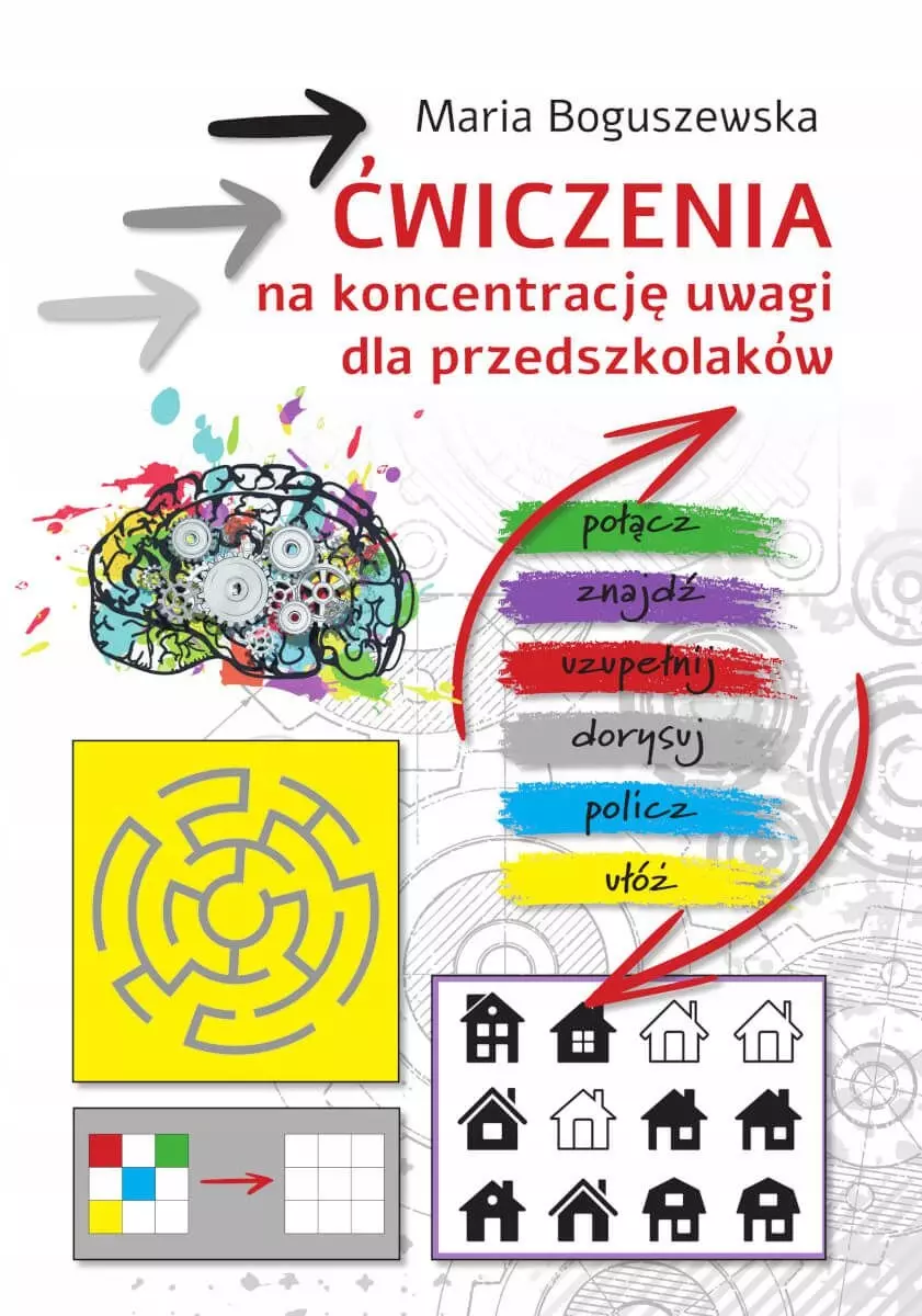 Ćwiczenia na koncentrację uwagi dla przedszkolaków - Książki