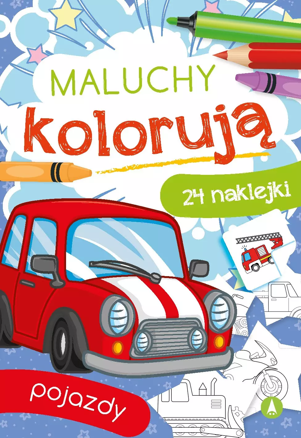 Maluchy kolorują. Pojazdy - Książki