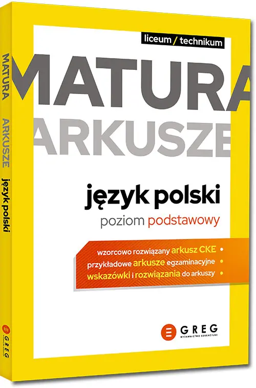 Matura. Arkusze. Język polski - Książki