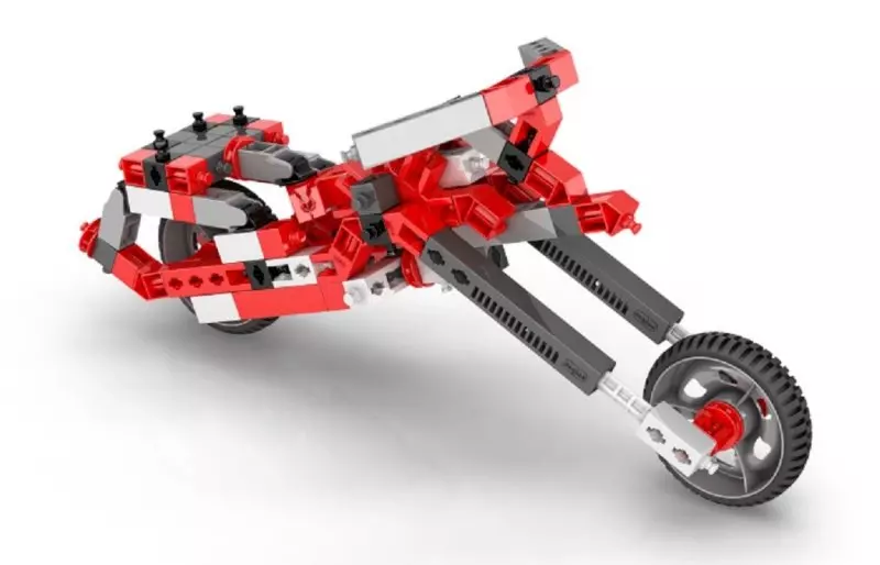 Inventor. Zestaw klocków konstrukcyjnych 16w1 - motocykle - Zabawki