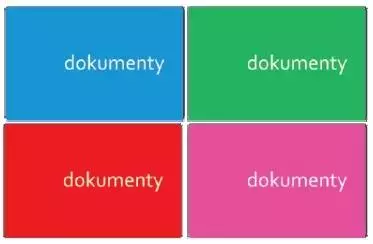 Okładka na dokumenty Duo PVC Modern mix - Papiernicze i szkolne