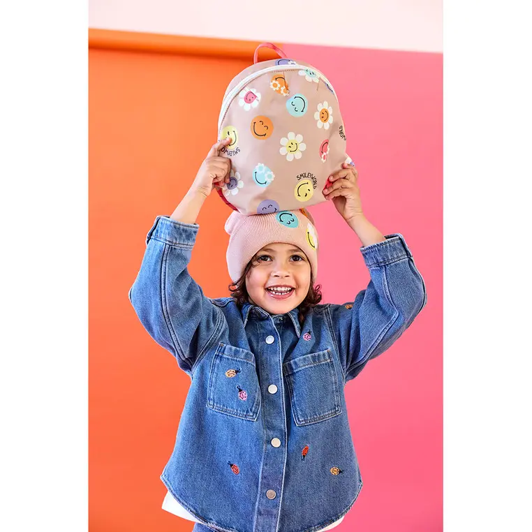 Lassig Plecak mini SmileyWorld® dusty rose - Elektronika i akcesoria