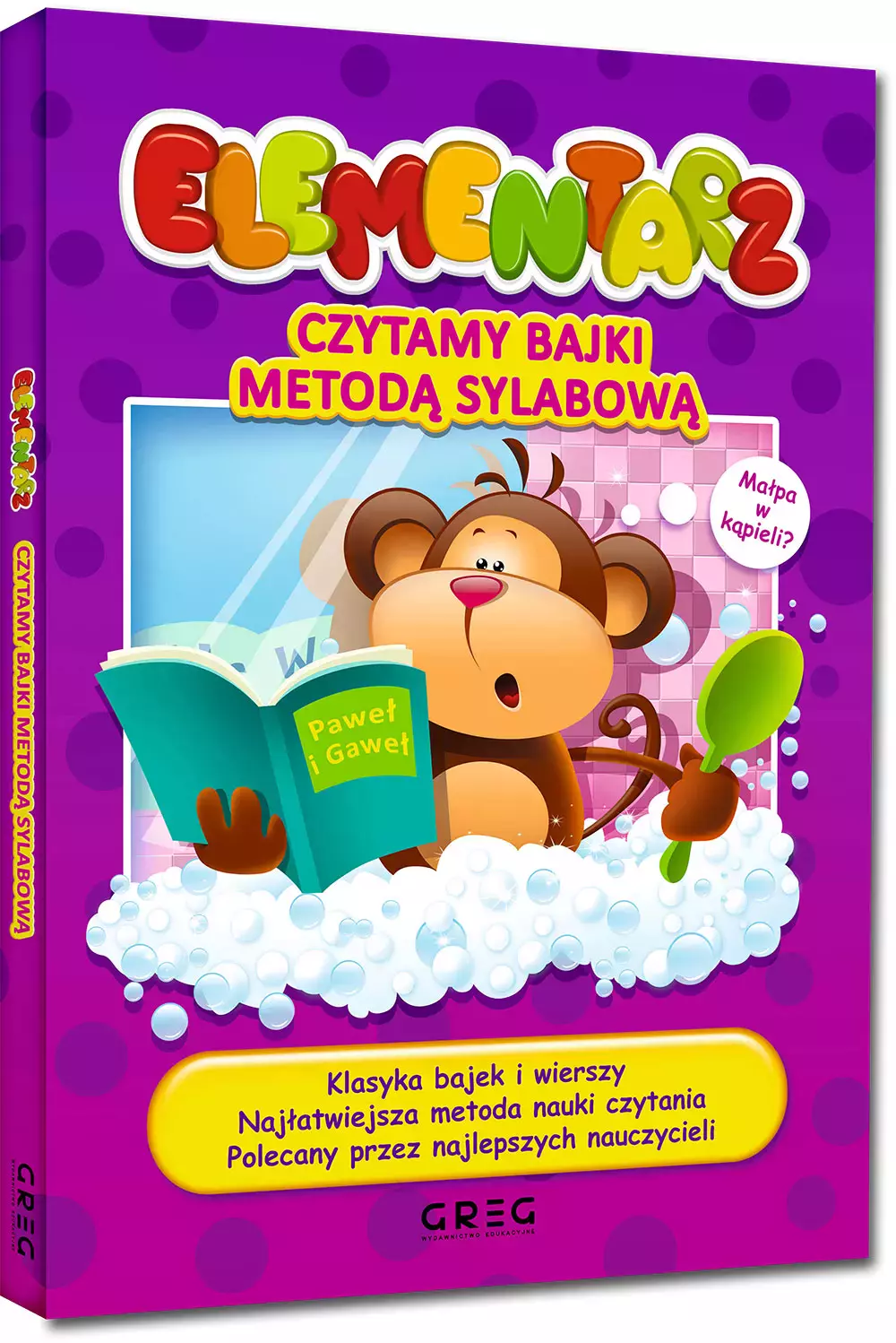 Elementarz. Czytamy bajki metodą sylabową - Książki