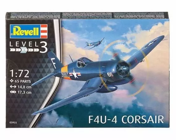 Model samolotu F4U-4 Corsair, 1:72 - Zabawki