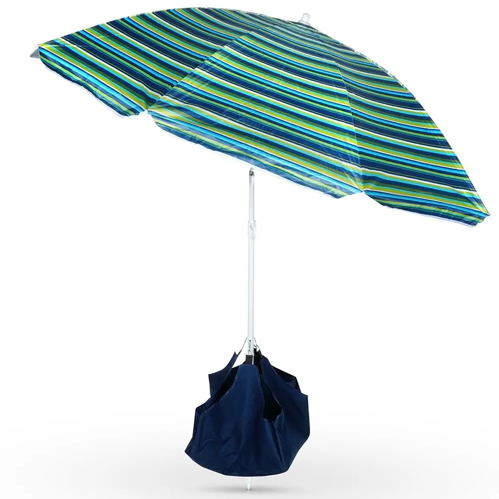 Parasol plażowy z podstawą 147 cm - Elektronika i akcesoria