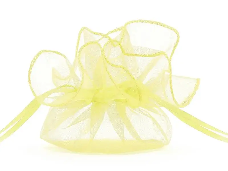 Organza Woreczki z organzy, j. żółty, 26cm (1 op. / 20 szt.) Partydeco (WRG6-084J) - Papiernicze i szkolne