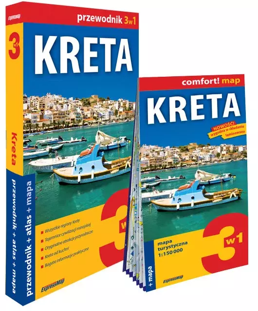Kreta. Przewodnik 3w1 - Książki
