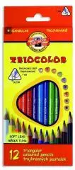 Kredki Triocolor 7mm 12 kolorów KOH-I-NOOR - Papiernicze i szkolne